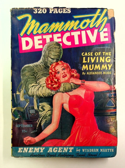 Mammoth Detective Pulp Sep 1942 Vol. 1 #2 FR/GD 1.5