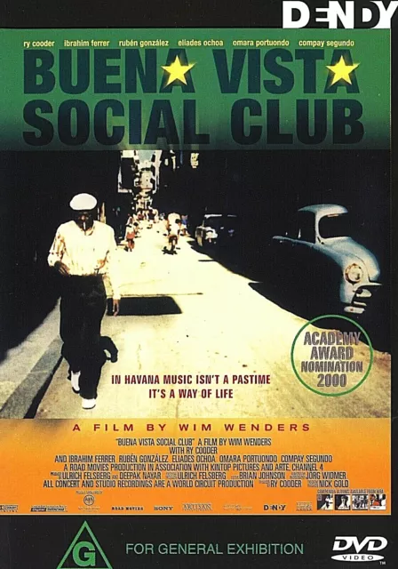 Buena Vista Social Club Dvd 1990 Havana Music Brand New Unsealed Reg 4 Fast Post