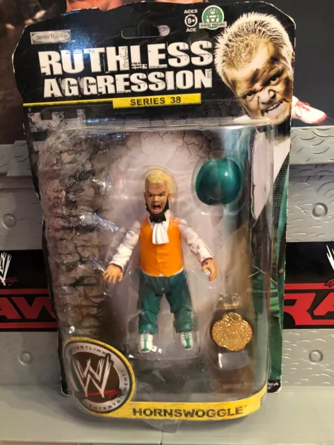 WWE Hornswoggle Jakks Ruthless Aggression Series 38 Mattel Elite WWF Basic OVP