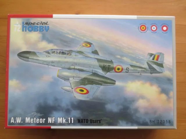 Gloster Meteor NF Mk 11 - Maquette 1/72 - Special Hobby