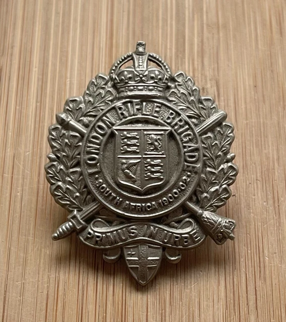 GENUINE 5TH CITY Of London Battalion London Rifle Brigade Cap Badge EUR ...
