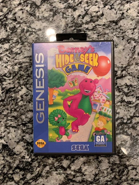 BARNEY'S HIDE & Seek Game (Sega Genesis, 1993) No Manual Tested