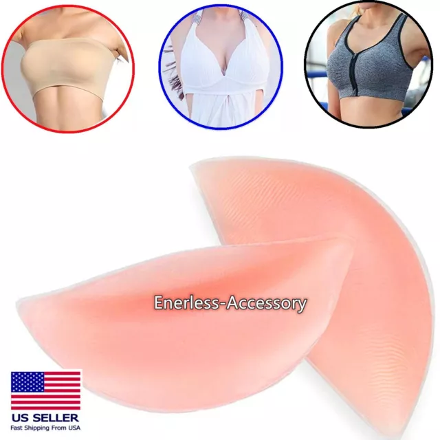 Invisible Silicone Gel Bra Inserts Pads Breast Lift Enhancer Push Up Bikini