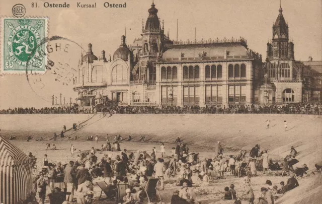 AC67 CPA  BELGIQUE OSTENDE Kursaal Ostend     carte vue rare