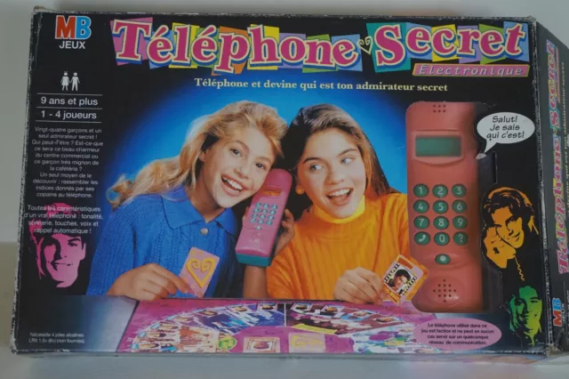 JEU VINTAGE Collector Téléphone Secret Complet Et Tbeg Par Mb EUR
