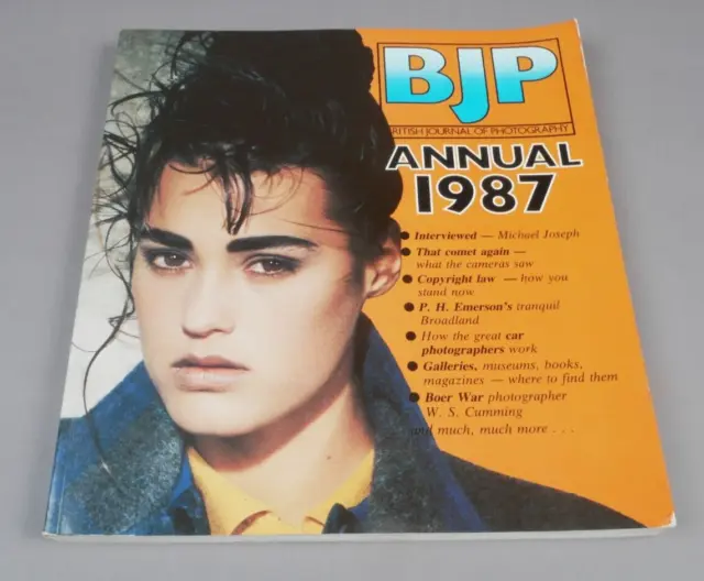British Journal of Photography 1987 copertina annuale Yasmin Le Bon