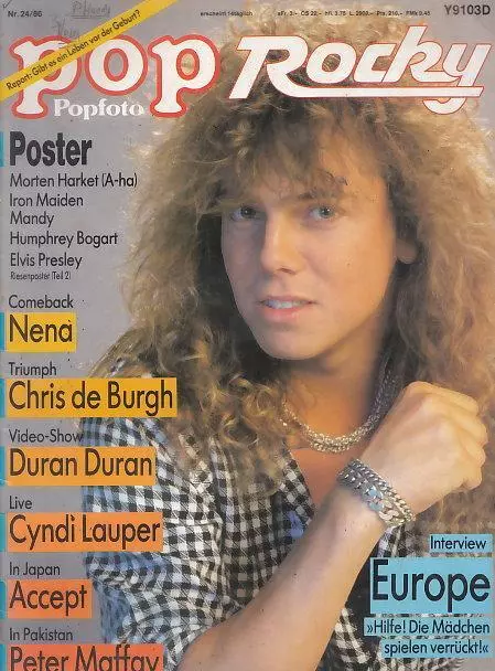 Pop Rocky Nena, Gabriela Sabatini,Peter Maffay, Cyndi Lauper,Duran Duran