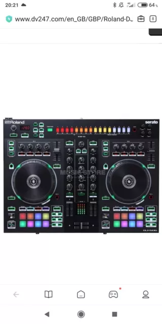 Roland DJ-505 DJ Controller Serato. Used With Issues