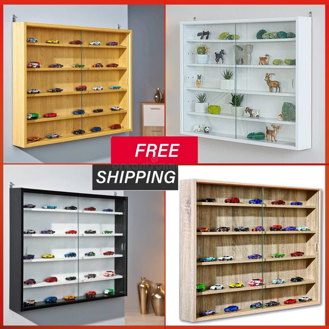 MODERN WALL DISPLAY Glass Laminated Models Collections Shelf