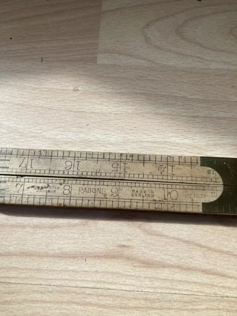 Rabone vintage boxwood 24 inch folding ruler Rabone vintage boxwood 24 inch folding ruler