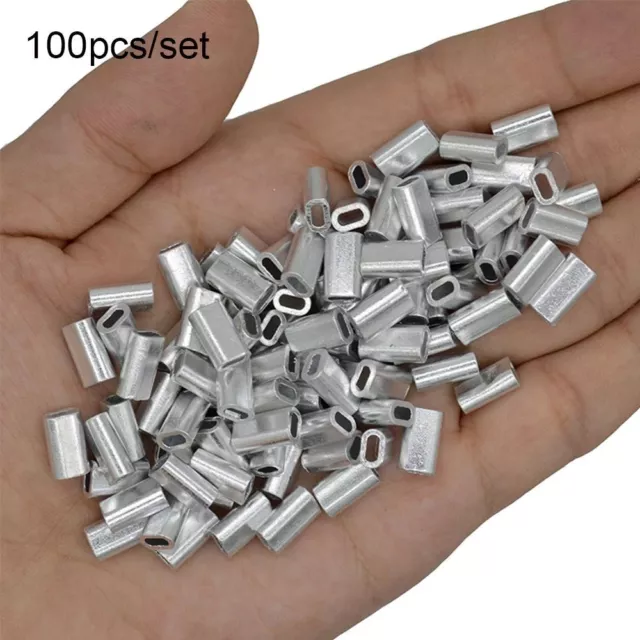 Wire Tube Double Aluminum Tube Line Crimping Sleeves Wire Crimp Connector