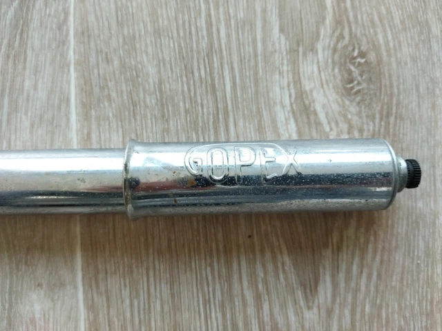 Pompe à Vélo Ancienne WOLBER - Laiton Chromé 40cm - Vélo Vintage / Décoration