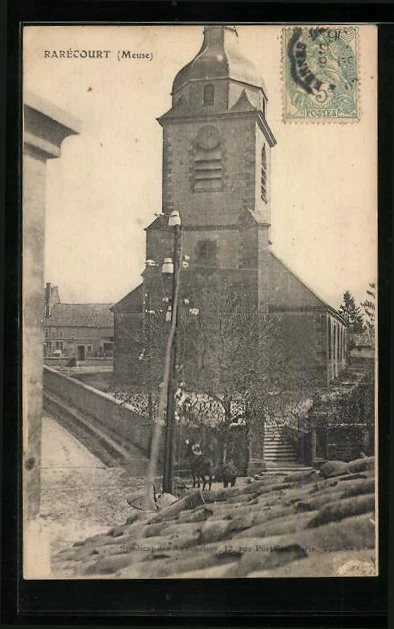 CPA Rarécourt, L´Eglise