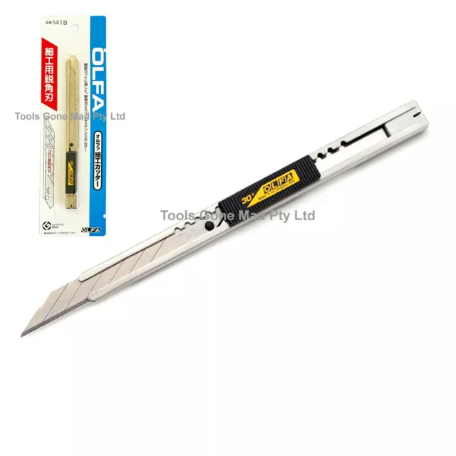 OLFA 141B 9mm Auto-Lock Utility Hobby Graphic Art Design Craft Cutter Knife