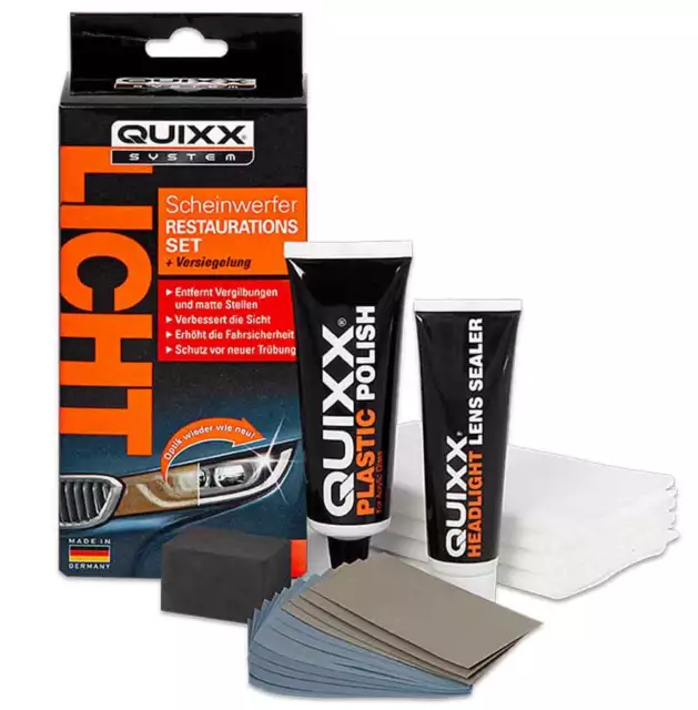 Quixx Scheinwerfer Restaurations Kit Aufbereitung Reparatur Set Headlight