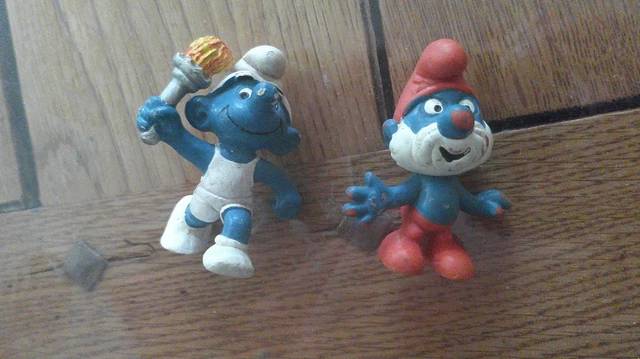 Figurines schtroumpfs années 80 - France