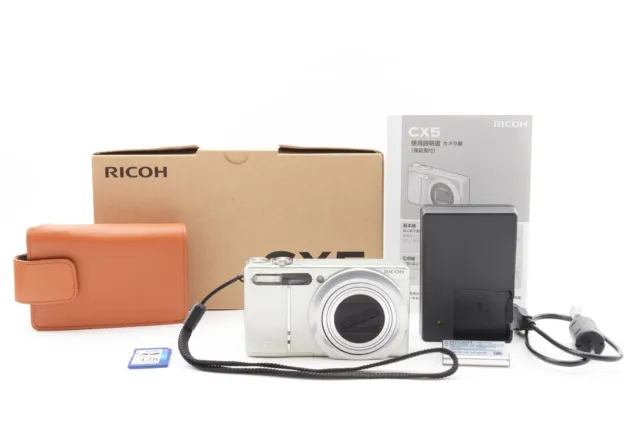 [Near Mint] RICOH CX5 10MP Compact Digital Camera [w/Box] #2898M2NV11-19
