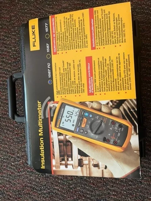 1 Brand New Top Quality Fluke 1587FC 2-in-1 Insulation Multimeter FREE SHIPPING