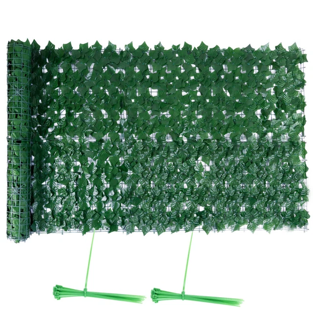 0.5mx3m Künstliche Efeu Blatt Garten Sichtschutz Balkon Hecken Zaun Sichtschutz