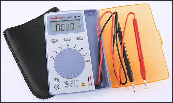 MS8216 Mastech Multimeter Taschenformat Autoranging DCV/ACV/Ohm/Cap/Hz/Duty