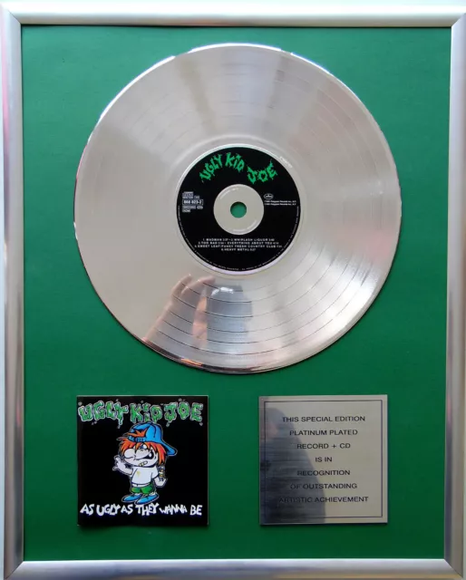 Ugly Kid Joe As Ugly As they CD,Cover + 12 " Vinyl goldene /platin Schallplatte