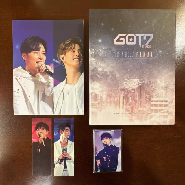 GOT7 1st Concert "Fly in Seoul" Final DVD, JB JAY B JINYOUNG bookmark photocard