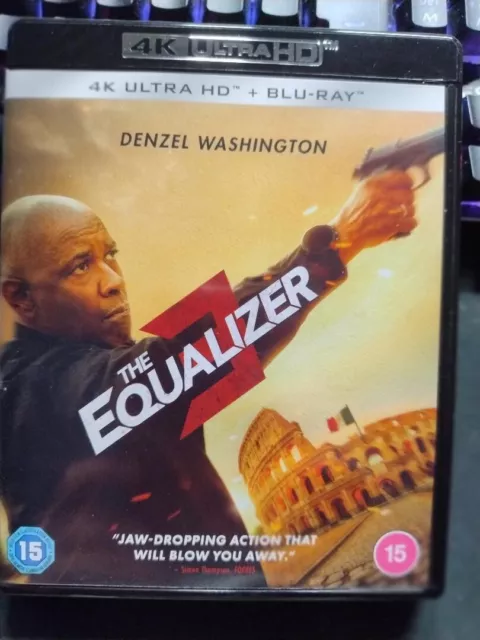 The Equalizer 3 4K Ultra Hd & Blu Ray Denzel Washington