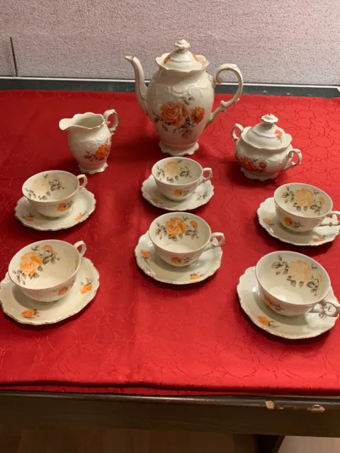 kaffeeservice 6 personen blumen von Schumann Arzberg