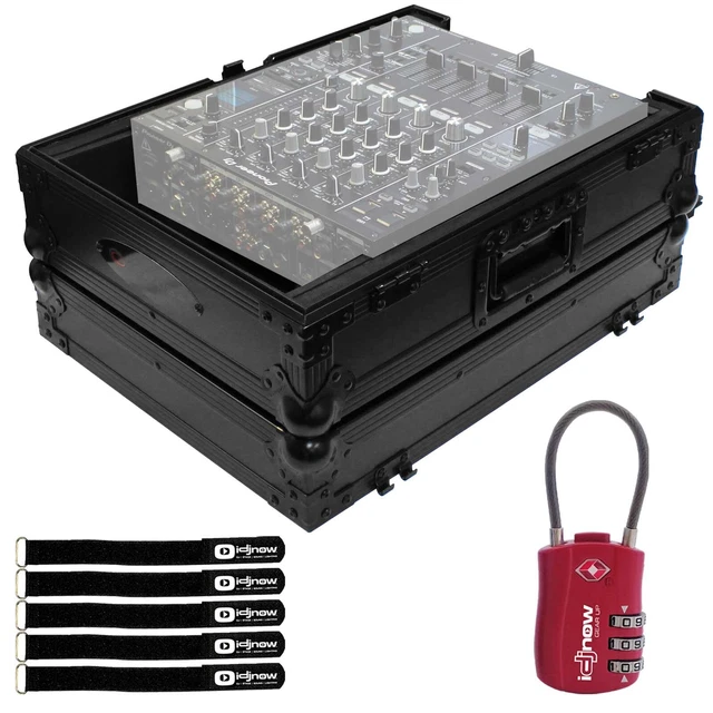 Odyssey FZ12MIXXDBL Black Universal 12" Mixer Case with Red TSA Lock idjnow