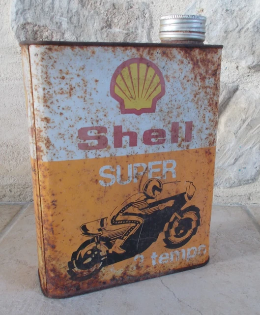 LOT ANCIEN BIDON Shell Deco Garage Collection Bidon Huile EUR 49,99 - FR