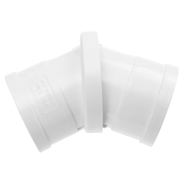 Connecteur Tuyau Climatiseur Mobile ABS - 150mm/130mm - Blanc - Pour Extension Gauche/droite, Adaptable Aux Deux Diamètres