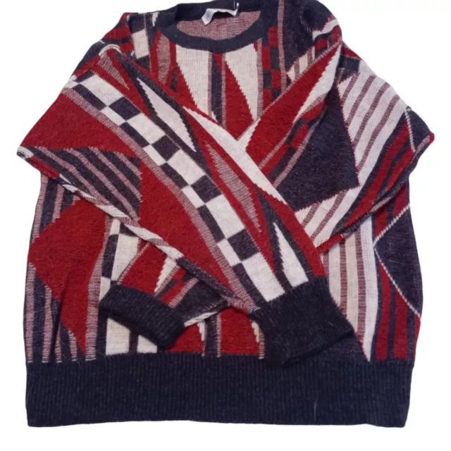 Vintage Janzen Sweater Mens Size L  Ski Winter Resort Golf Pullover USA