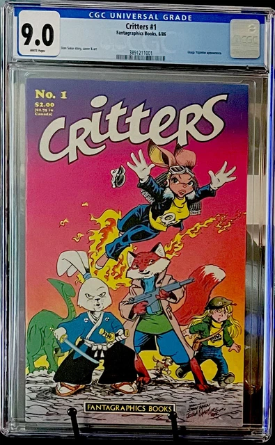 Fantagraphics Comics - Critters (#1) CGC 9.0 - Usagi Yojimbo
