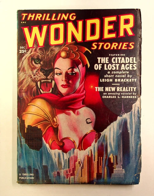 Thrilling Wonder Stories Pulp Dec 1950 Vol. 37 #2 VG+ 4.5