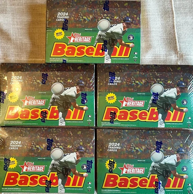 CHICAGO CUBS 2025 Topps Heritage MINI 1/2 Case 5 Hobby Box Team Break