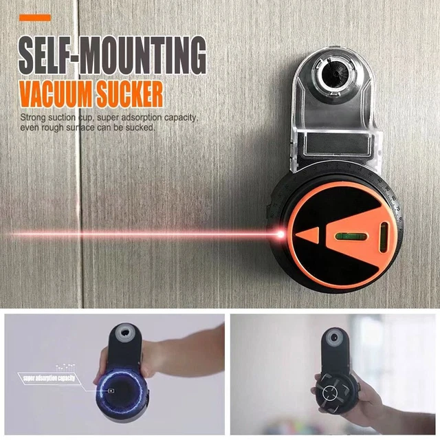 with 360° Laser Level Electric Drilling Dust Collector  Dust Cleaning Tool