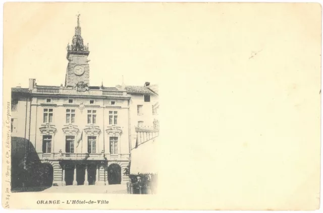 CPA 84 - ORANGE (vaucluse) - 84bis . L'Hôtel de Ville - Dos non divisé