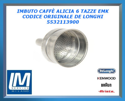 IMBUTO FILTRO 6 TAZZE ALICIA DE LONGHI 5532113900 