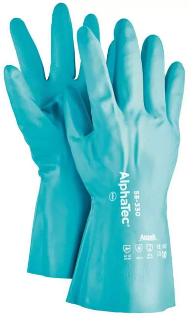 Ansell Handsch. AlphaTec 58-330 Nitril grün Gr. 9