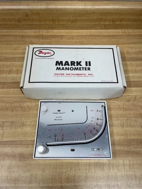 Sargent-Welch Manometer A1311B
