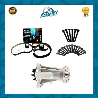 Cintura Kit Bulloni con Testa & LAND ROVER RANGE ROVER 3.0 MOTORE DIESEL 306DT pompa di acqua 