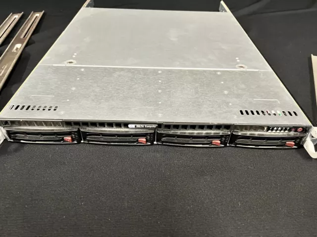 Supermicro 1 HE Server Supermicro CSE-813M Gehäuse/Schienen mit 350W Netzteil 2