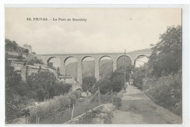 07 Privas , Le Pont De Bourdely