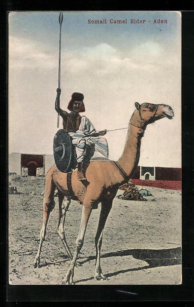 CPA Aden, Somali Camel Rider, Somalischer Kamelreiter