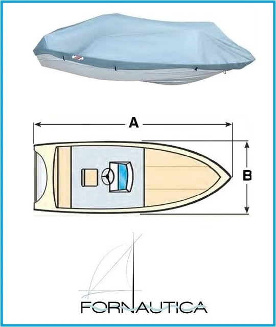 Telo Copri Consolle Per Barca TR.EM.S.R.L. - In Poliestere Impermeabile 420d, Taglia L | Protezione UV E Intemperie - Foto 6