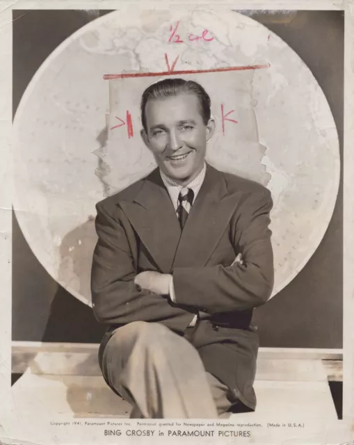 Bing Crosby (1941) ❤️ Original Vintage - Handsome Paramount Photo K 390