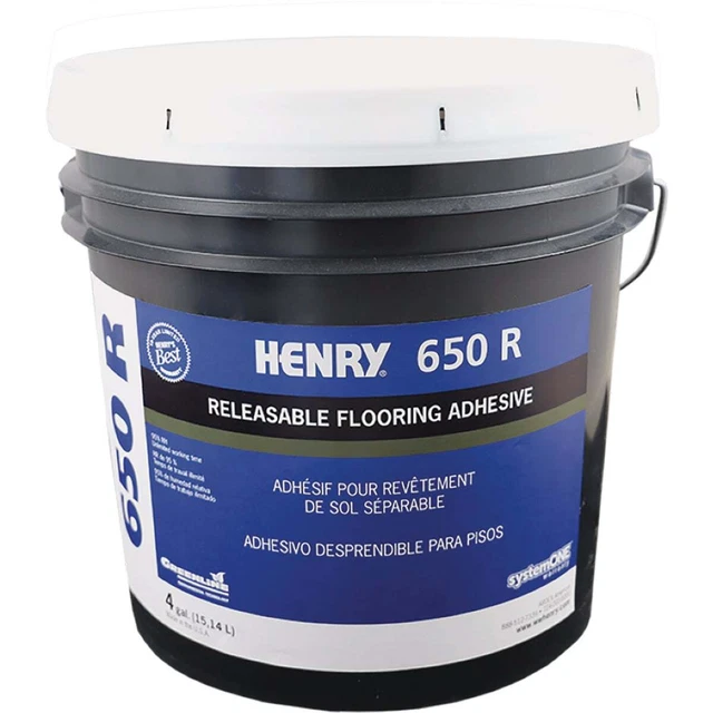 HENRY RELEASABLE BOND Pressure Sensitive Fiberglass Sheet Vinyl Floor