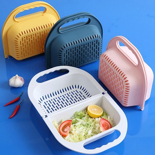 Limpieza multifunción Colanders drenaje plato lavabo colador