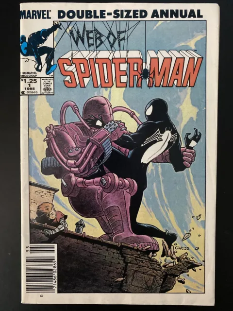 Web Of Spiderman Annual #1 1985 Marvel Comics