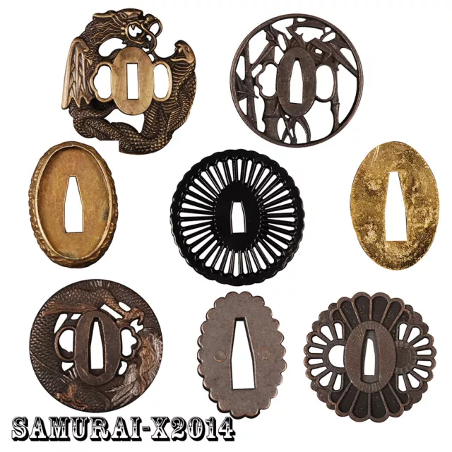 alloy tsuba hand guard plate for Japanese samurai swords katana wakizashi tanto